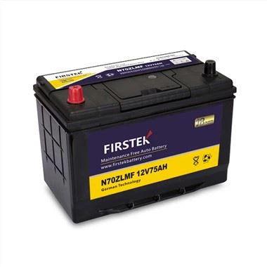 N70ZL 12V 75AH Underhållsfritt bilbatteri